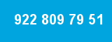 922 809 79 51